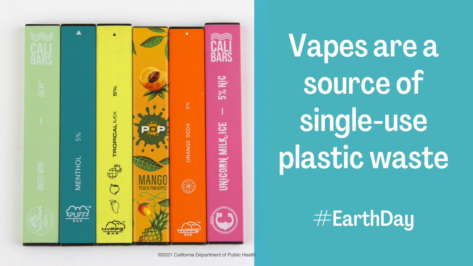 Vapes are a source of single-use plastic waste #EarthDay